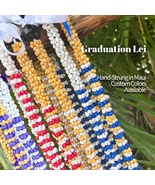 Hawaiian Store Graduation Lei – Mongo Shell Lei with Kukui Nut (Custom C... - $35.85+