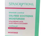 SPASCRIPTIONS Blemish control OIL-FREE SOOTHING MOISTURIZER w/ HYALURONI... - $14.99