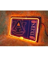 NCAA Au Auburn University Tiger 3D Beer Bar Neon Light Sign 12&quot;x8&quot; High ... - £54.25 GBP
