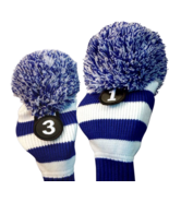 Majek Golf Blue &amp; White #1 3 Limited Edition Driver Fairway Wood Head Co... - $32.92 CAD