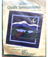 Fabric Traditions Quilt Sensations Wall Quilt Kit New Sealed MOOSE LAKE ... - $40.96 CAD