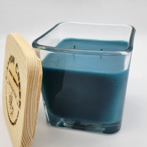 NEW Canyon Creek Candle Company 14oz Cube jar CARIBBEAN SKY scented Handmade! - £22.07 GBP