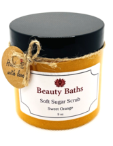 Sweet Orange Soft Sugar Scrub Exfoliating Bath Scrub holiday gift for he... - €8,11 EUR