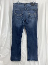 BKE Tyler 36L Straight Leg Men&#39;s Blue Denim Jeans  Distressed - £21.51 GBP
