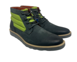Hawke &amp; Co Men&#39;s Mid-Cut Hunter Chukka Boots Navy Leather Size 12M - $47.49