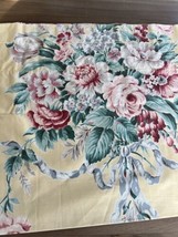 Vtg Ralph Lauren Rare Evelyn Yellow Floral Straight Valance 84x17 1/2” - $75.00