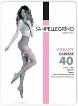 Tights Women&#39;s Support Caresse 40 Den Compessione Media Tights Sanpelleg... - £4.63 GBP