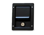 Federal Military Parts One New Locking Door Handle (Black Steel), Fits H... - $49.95