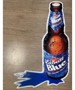 Vintage Labatt Beer Tin Canadian Beer Bottle Sign 1997 - $82.27 CAD
