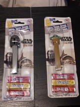 Lot Of 2 PEZ Dispenser Mandalorian / Grogu / Baby Yoda / Boba Fett NEW - £7.04 GBP