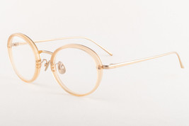 Linda Farrow 176 C11 Light Yellow Gold Oval Eyeglasses LFL176 C11 46mm - £189.08 GBP