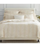 Sferra Piuma Stone King Duvet Set 3 PC Peach Cotton Sateen Jacquard Ital... - $5,511.38 MXN