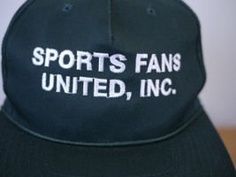 Vintage 80s SPORTS FANS UNITED, INC Embroidered Trucker Cap Hat One Size... - $9.89