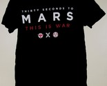 Thirty Seconds To Mars Concert Tour T Shirt Vintage 2010 This Is War Siz... - $64.99