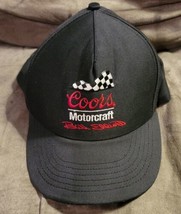 Vintage Bill Elliott #9 Coors Motorcraft  Racing Hat NASCAR Winston Cup BLK - £10.40 GBP