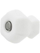 1 White Milk Glass Cabinet Knob Vintage Depression Era Style for furniture - £5.01 GBP