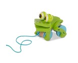 Melissa &amp; Doug First Play Frolicking Frog Wooden Pull Toy - Developmenta... - $38.99