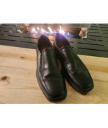 ECCO Leather Men&#39;s Dress Slip On Shoes Helsinki Black Noir Size 12   46 - $81.40 CAD