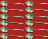 Chippendale by Towle Sterling Silver  Grapefruit Spoon Custom Set 12 pieces - £466.47 GBP