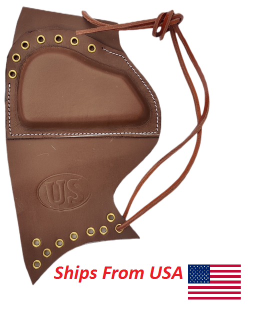  WWII US M1 GARAND SNIPER RIFLE BUTT STOCK CHEEK PAD BROWN - $18.22