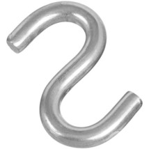 NEW 10 Pack National Hardware Stainless Steel S-Hook 2&quot; H x 1.22&quot; W x .26 D - £8.31 GBP