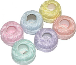 Presencia Pearl Cotton Size 8 Thread Sampler Pack Pastel - £20.80 GBP