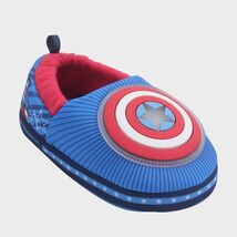 Disney Captain America Toddler Boys Slide Slippers Light Up Blue Size 5T-6T - $268.18 MXN