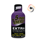 6x Bottles 5 Hour Energy Extra Grape | Sugar Free | 1.93oz | Fixes Tired... - $36.80 CAD