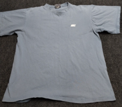 Vintage Nike Shirt Adult Medium Faded Blue 90s Y2K Crew Neck - $15.56