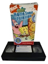SpongeBob Squarepants Home Sweet Pineapple VHS 2005 Nick Squidward Patrick Sandy - £14.91 GBP