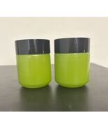 Anchor Hocking Fire King Milk Glass Salt &amp; Pepper Shakers Avocado Green - €25,51 EUR
