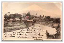 MT Fuji Da Omiya Village Giappone 1904 Udb Cartolina I20 - £4.49 GBP
