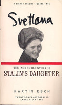 Svetlana, Stalin&#39;s Daughter by Martin Ebon - $7.00