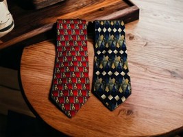TWO Stonehenge Brand - Cocktail Collection Silk Ties - Microscopic Drinks - £18.03 GBP