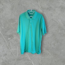 Adidas Men&#39;s Golf Green Polo Shirt Size Large - £15.93 GBP