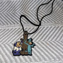 Cartoon Network Scooby Doo necklace licensed 1996 vtg huckleberry fat ca... - $8.73