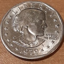 Susan B. Anthony Dollar Clad Coin 1979 P Philadelphia 1D Nice Free Shipping - $6.79