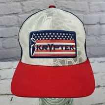 Kryptek Hat Mens OS Snapback US Flag Truck Cap Turtle Shell Red White And Blue  - $19.79