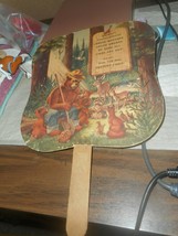 Smokey The Bear Church Hand Fan/CERRO Gordo Mutual INS/MASON City, IOWA/GUC - £25.12 GBP