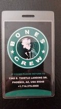 Bones Crew - Original 2015 Tour Laminate Backstage Pass - $39.00