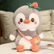 Cartoon Penguin with Bags Plush Toy Lovely Soft Animal Penguin Pillow Stuffed Fo - £20.90 GBP