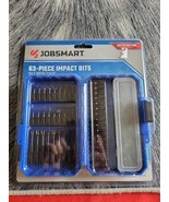 Jobsmart 63-piece Impact Bits Set With Case for higher torque applications - $18.99