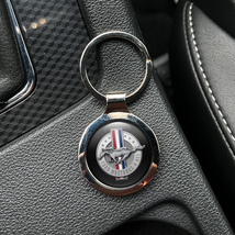 Top Quality Ford Mustang Emblem Metal Keychain Emblem Epoxy Logo Gift Keyholder - £10.93 GBP