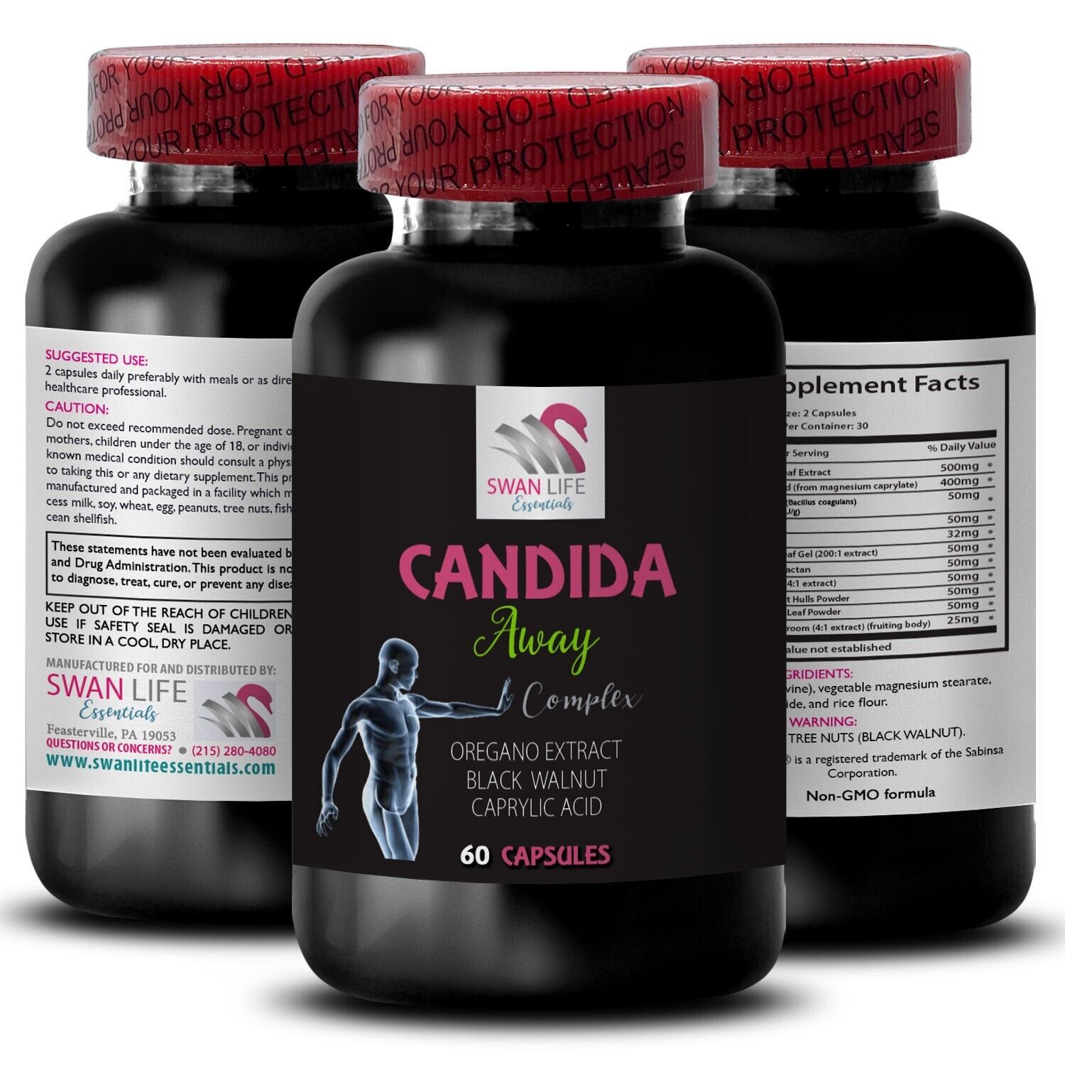 Wormwood benefits - CANDIDA DETOX - Oregano Leaf Powder supplement 1Bot - $17.87