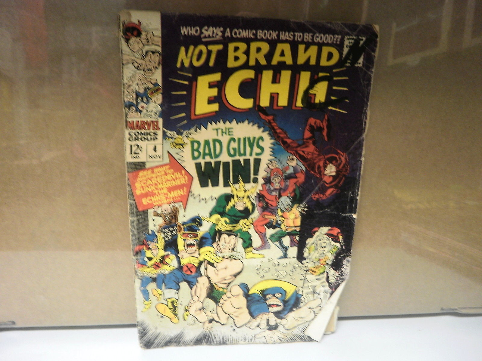 Primary image for L4 COMIC NOT BRAND ECHH ISSUE #4 NOVEMBER 1967 WRITING ON COVER