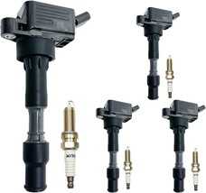 UF816 Ignition Coil Pack and 9723 Iridium Spark Plugs Compatible with 20... - $165.29 CAD