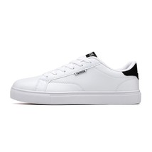 New Stylish Shoes White Leather Sneakers Men Vulcanize Shoes Students Sneakers L - £21.72 GBP