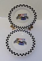 Nascar Victory 2 Luncheon/ Salad Plates by Gibson 2002 Licensed by Nascar - $14.84