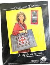 Designer Tote A Bag For All Reasons Quilt Pattern By Judy Bishop Designs - $17.81