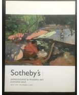 Sotheby&#39;s Catalog Impressionist &amp; Modern Art NY Evening November 7 2007 ... - £15.63 GBP